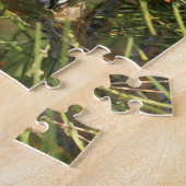 Baby Hummingbird Fed by Moeder Legpuzzel (Zijkant)