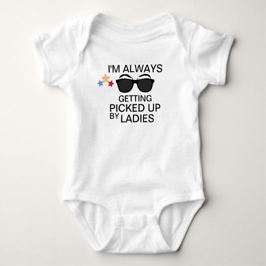 Baby Humor - Baby Jersey Bodysuit (Voorkant)