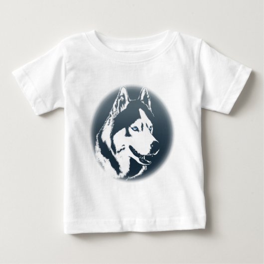 Baby Husky Romper Siberian Husky Romper Customize (Voorkant)