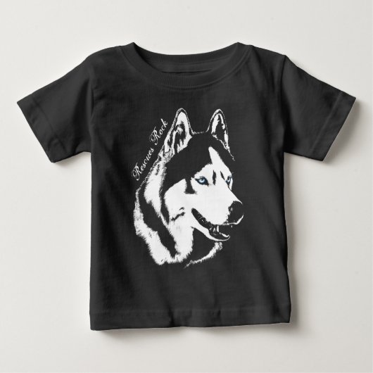 Baby Husky T-Shirt traîneau Chien Chien Chien Chio (Devant)