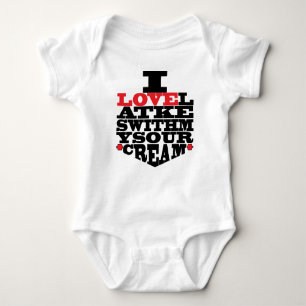 Baby "I Love Latkes" Jersey Bodysuit