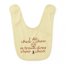 Baby ik kauwschil doet Choo Choo