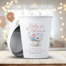 Baby in bloei bloemenmeisje Baby shower