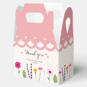 Baby in bloei kleurrijk bloemig Baby shower Bedankdoosjes (Geopend)