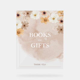 Baby in Bloom Acryl Gift Sign Acryl Bord