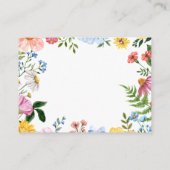 Baby in Bloom | Advies voor Ouders Baby shower Informatiekaartje (Achterkant)