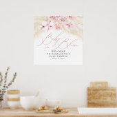 Baby in Bloom - Affiche de bienvenue Baby shower (Cuisine)