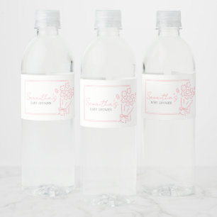 Baby In Bloom Baby Borrel Waterfles Etiket