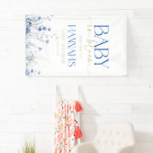 Baby in Bloom baby shower banner (Insitu)