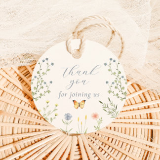 Baby in Bloom Baby Shower Bedank Tags Bedankjes Labels