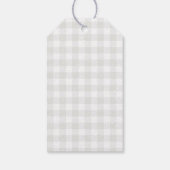 Baby in Bloom Baby Shower Bedankt Cadeaulabel (Achterkant)