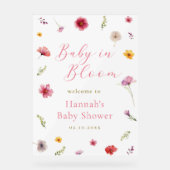Baby in Bloom Baby shower Bienvenue (Recto)