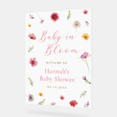 Baby in Bloom Baby shower Bienvenue (Angle)