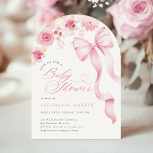 Baby In Bloom Baby Shower Gebogen Uitnodiging