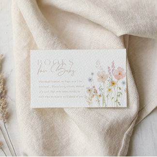 Baby In Bloom Baby Shower Insteekkaart Boek Verzoe Informatiekaartje