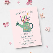 Baby in Bloom Baby shower Invitation