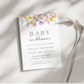 Baby in Bloom Baby shower Invitation