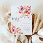 Baby in Bloom Baby Shower Invitation | Blush Pink 