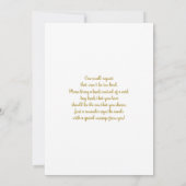 Baby in Bloom Baby shower Invitation fille (Dos)