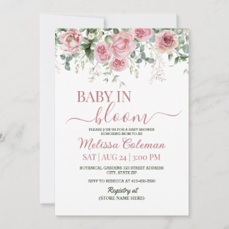  Baby In Bloom Baby Shower  Kaart