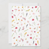 Baby in Bloom Baby shower Kaart (Achterkant)