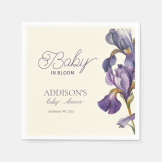Baby In Bloom Baby shower Lente zomer bloemen Servet