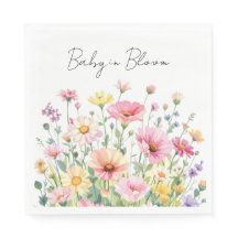 Baby in Bloom - Baby Shower Servetten