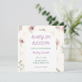baby in bloom baby shower uitnodiging