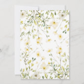 baby in Bloom Baby shower Uitnodiging (Achterkant)