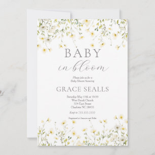 baby in Bloom Baby shower Uitnodiging