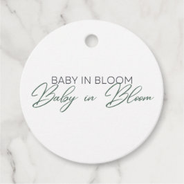 Baby in Bloom - Baby's Breath Bedankjes Labels