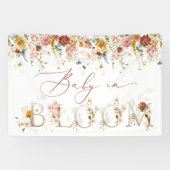 Baby in Bloom Backdrop Banner (Horizontaal)