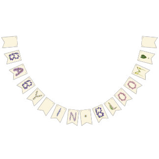 Baby in Bloom Banner - Baby Shower Boho - Bloemen