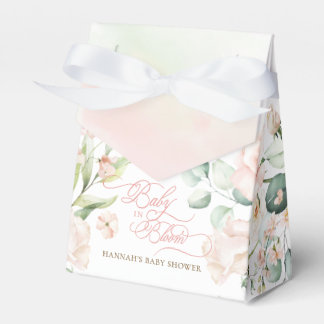 Baby in Bloom Bloemen Baby Shower Bedankdoosjes