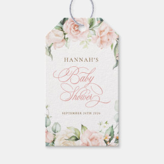 Baby in Bloom Bloemen Baby Shower Favor Cadeautag Cadeaulabel