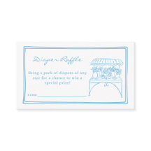 Baby in Bloom Bloemen Baby Shower Luier Raffle