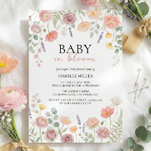 Baby In Bloom Blush & Teal Lente Bloemen Baby Show