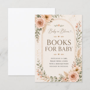 Baby in Bloom Boeken voor Baby Insteekkaart Bedankkaart