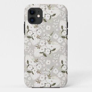 Baby in Bloom Boho Baby shower Nodig Pampas Flora  iPhone 11 Hoesje