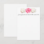 Baby In Bloom - Carte d'encouragement et de consei (Devant / Derrière)