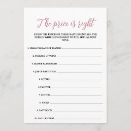 Baby in Bloom De prijs is het juiste spel Programma