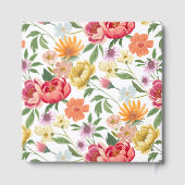 Baby in Bloom Floral Garden Greenhouse Baby shower Gastenboek (Achterkant)