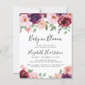 Baby in Bloom Floral Waterverf Shower (Voorkant)