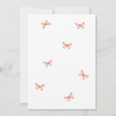 Baby in Bloom Garland Roses Baby shower Invitation (Dos)