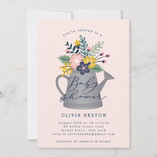 Baby in Bloom Kaart (Voorkant)