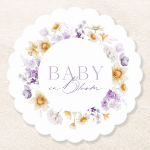 Baby in Bloom Kartonnen Onderzetters