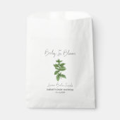 Baby in Bloom L Lemon Balm Seeds Baby shower Bedankzakje (Voorkant)