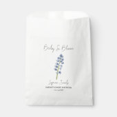 Baby in Bloom l Lupine Seeds Baby shower Bedankzakje (Voorkant)