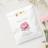 Baby in Bloom l Peony Seeds Baby shower Bedankzakje (Gezegeld)