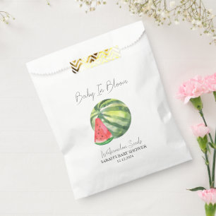 Baby in Bloom l Watermelon Seeds Baby shower Bedankzakje